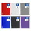 Bazic Products 3188 Assorted Color Letter Size Zip Envelope - Pack of 24