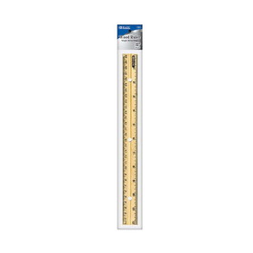 Bazic Products 321 12" (30cm) Wooden Ruler