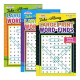 Bazic Products 3388 KAPPA Take Along Large Print Word Finds Puzzle Book - Digest Size