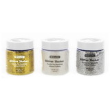 Bazic Products 3449 56.6g / 2 Oz. Iridescent/Silver/Gold Color Glitter Shaker