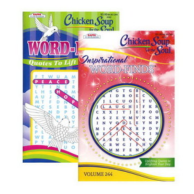 Bazic Products 362 KAPPA Chicken Soup For The Soul Word Finds Puzzle Book - Digest Size