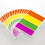Bazic Products 3813 2 3/4" X 1" Fluorescent Multipurpose Label (60/Pack) - Pack of 24