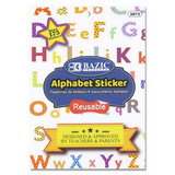 Bazic Products 3873 Alphabet Plastic Sticker book