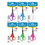 Bazic Products 4431 5" Pointed Tip School Scissors - Pack of 24