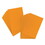 Bazic Products 5020 22" X 28" Orange Poster Board - Pack of 25