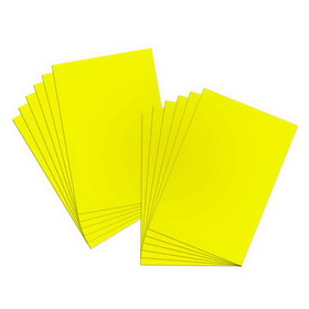 Bazic Products 5030 22" X 28" Fluorescent Yellow Poster Board