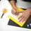 Bazic Products 5030 22" X 28" Fluorescent Yellow Poster Board - Pack of 25