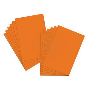 Bazic Products 5032 22" X 28" Fluorescent Orange Poster Board