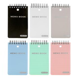 Bazic Products 504 Memo Books Top Bound Poly Spiral 3&Prime; X 5&Prime; 100 Ct. - Pack of 24