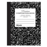 Bazic Products 5090 W/R 100 Ct. Premium Black Marble Composition Book