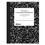 Bazic Products 5090 W/R 100 Ct. Premium Black Marble Composition Book - Pack of 48
