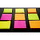 Bazic Products 5106 80 Ct. 3" X 3" Neon Stick On Notes - Pack of 24