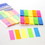 Bazic Products 5154 25 Ct. 0.5" X 1.7" Neon Color Coding Flags (10/Pack) - Pack of 24