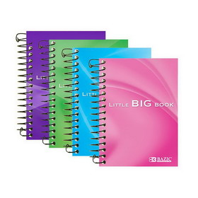 Bazic Products 518 180 Ct. 4" X 5.5" Spiral Fat Book