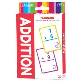Bazic Products 532 Addition Flash Cards (36/Pack)