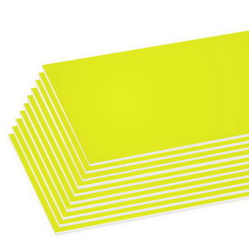 Bazic Products 5403 20" X 30" Fluorescent Yellow Foam Board