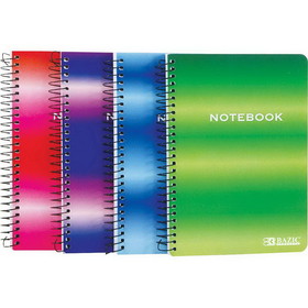 Bazic Products 546 120 Ct. 5" X 7" Personal / Assignment Spiral Notebook