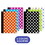 Bazic Products 5471 80 Ct. 5" x 7" Polka Dot Poly Cover Personal Composition Book - Pack of 48