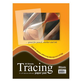 Bazic Products 547 30 Ct. 9" X 12" Tracing Paper Pad