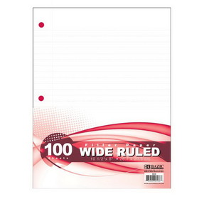 Bazic Products 566 W/R 100 Ct. Filler Paper