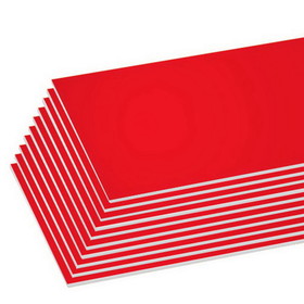 Bazic Products 590 20" X 30" Red Foam Board