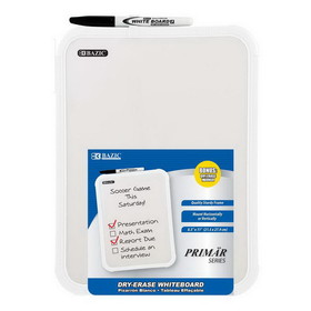Bazic Products 6010 8.5" X 11" Dry Erase Board w/ Marker