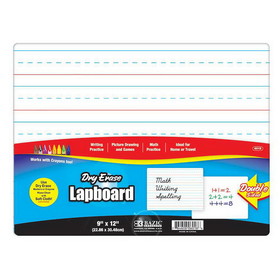 Bazic Products 6018 9" X 12" Double Sided Dry Erase Lap Board