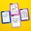 Bazic Products 6023 Locker Magnetic Dry Erase Board 5&Prime; X 7&Prime; w/ Marker - Pack of 24