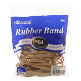 Bazic Products 6102 2 Oz./ 56.70 g #64 Rubber Bands