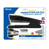 Bazic Products 680 Metal Full Strip Stapler Set
