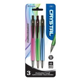 Bazic Products 701 Crystal 0.7mm Mechanical Pencil (3/Pack)