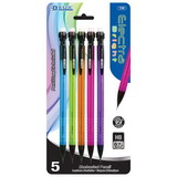 Bazic Products 708 Electra 0.7mm Fashion Color Mechanical Pencil (5/Pack)