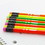 Bazic Products 714 Fluorescent Wood Pencil w/ Eraser (8/pack) - Pack of 24