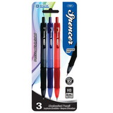 Bazic Products 727 Spencer 0.9mm Mechanical Pencil (3/Pack)