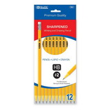 Bazic Products 761 Pre-Sharpened #2 Premium Yellow Pencil (12/Pack)