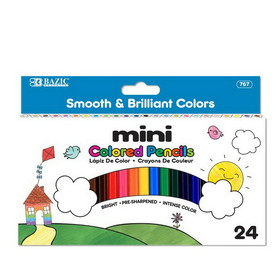 Bazic Products 767 24 Mini Color Pencil