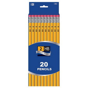 Bazic Products 784 #2 Yellow Pencil (20/Pack)