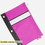 Bazic Products 802 Bright Color 3-Ring Pencil Pouch - Pack of 24