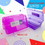 Bazic Products 839 Glitter Bright Color Multipurpose Utility Box - Pack of 24