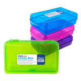 Bazic Products 841 Bright Color Multipurpose Utility Box