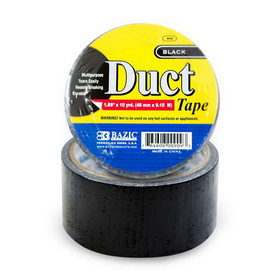 Bazic Products 909 1.88" X 10 Yards Black Duct Tape