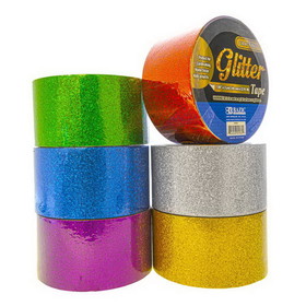 Bazic Products 960 1.88" X 3 Yards Glitter Tape