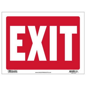 Bazic Products L-17 12" x 16" Exit Sign