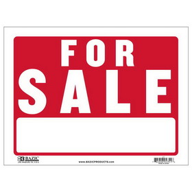 Bazic Products L-1 12" X 16" For Sale Sign