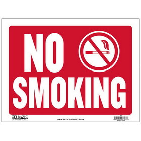Bazic Products S-15 9" X 12" No Smoking Sign