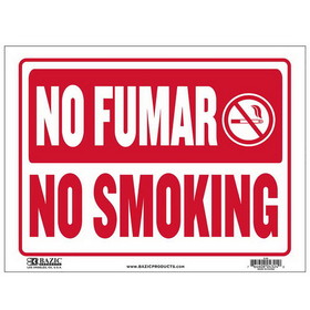 Bazic Products S-32 9" X 12" No Fumar Sign