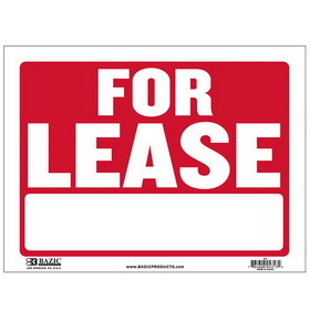 Bazic Products S-9 9" X 12" For Lease Sign