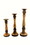 Benzara BM00065 Wood Candle Holder Set of 3 For Extraordinary Lights