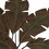 Benzara BM07982 Benzara Metal Wall Decor Palm Leaf Green and Brown