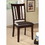 Benzara BM122993 Bridgette I Solid Wood Side Chair, Set Of 2